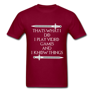 Men's T-Shirt - burgundy
