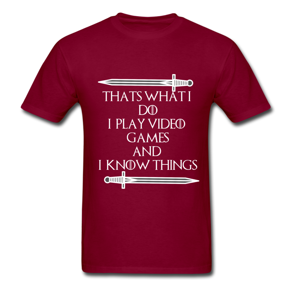 Men's T-Shirt - burgundy