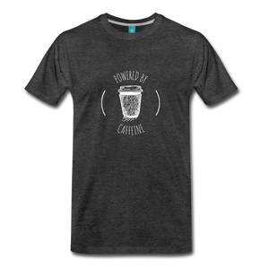 Powered By Caffeine Unisex Premium T-Shirt - charcoal gray