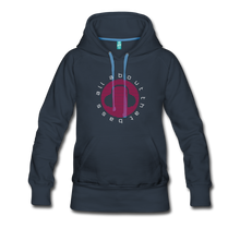 Load image into Gallery viewer, All about bass EDM Women’s Premium Hoodie - navy