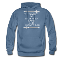 Load image into Gallery viewer, That&#39;s What I Do Gamer Men&#39;s Hoodie - denim blue