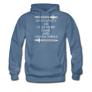That's What I Do Gamer Men's Hoodie - denim blue