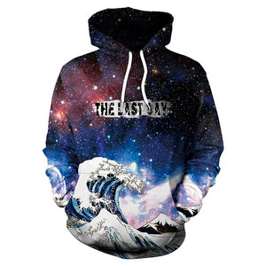 Octopus Space Hoodies Sweatshirts Galaxy 3D Printed Hoodie