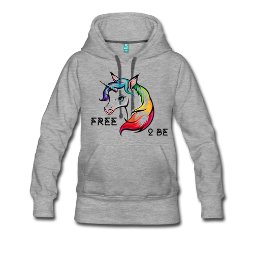 Women’s Premium Hoodie - heather gray