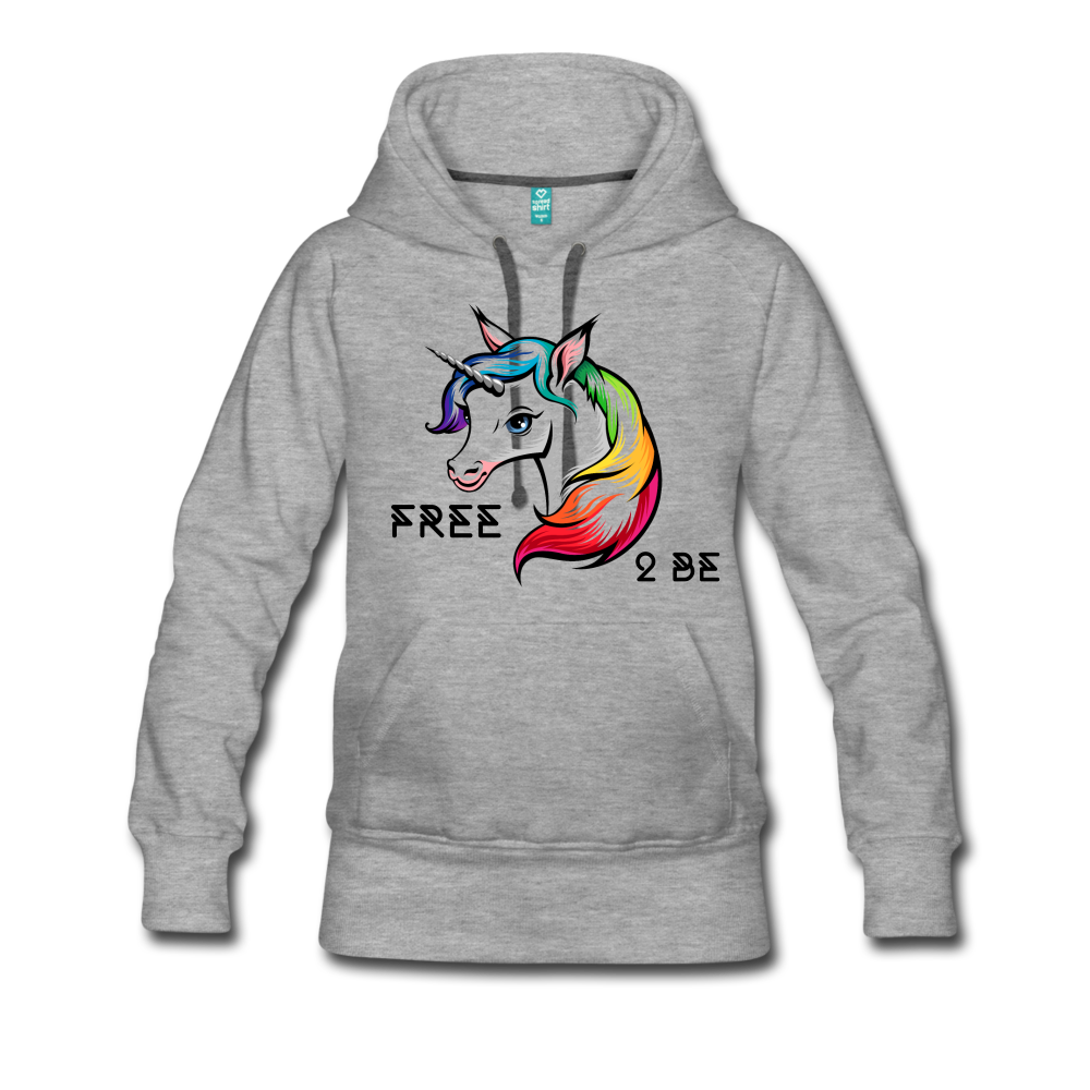 Women’s Premium Hoodie - heather gray