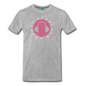 All About the Bass EDM Men's Premium T-Shirt - heather gray