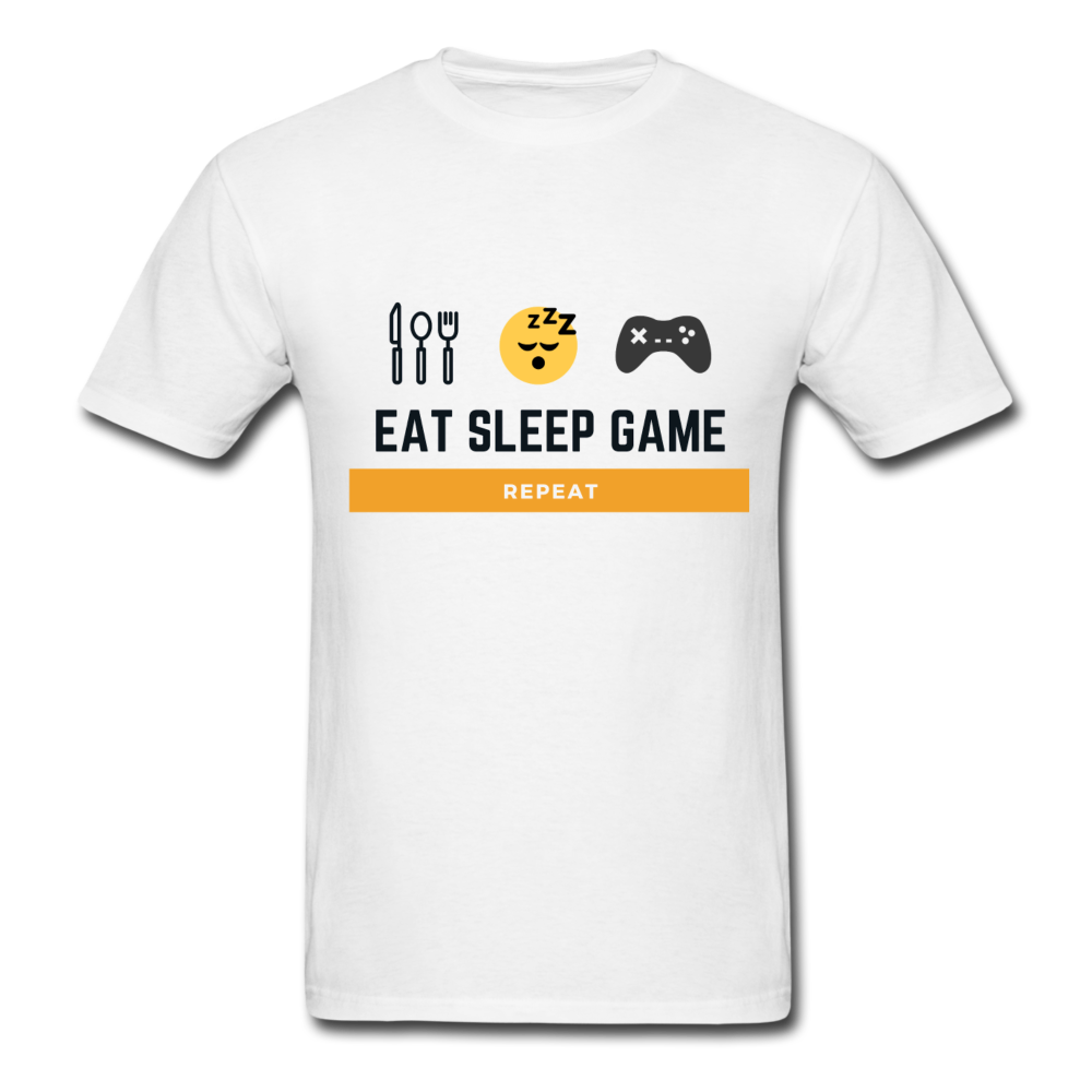 EAT SLEEP GAMER T-Shirt - white