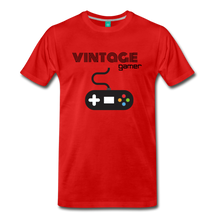 Load image into Gallery viewer, Vintage GAMER Men&#39;s Premium T-Shirt - red