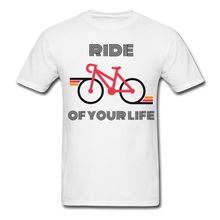 Load image into Gallery viewer, Ride of Your Life Bike Tee - white