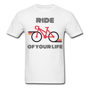 Ride of Your Life Bike Tee - white