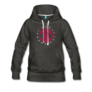 All About the Bass EDM Women’s Premium Hoodie - charcoal gray