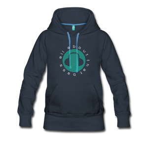 All about Bass EDM Women’s Premium Hoodie - navy