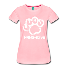 Load image into Gallery viewer, Stay PAWS-itive Women’s Premium T-Shirt - pink