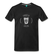 Load image into Gallery viewer, Powered By Caffeine Unisex Premium T-Shirt - black