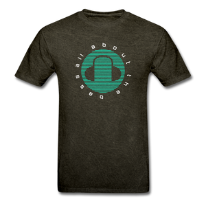 All about the bass EDM Men's T-Shirt - mineral black