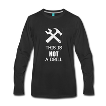 Load image into Gallery viewer, Men&#39;s Premium Long Sleeve T-Shirt - black