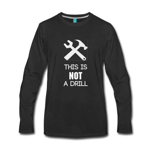 Men's Premium Long Sleeve T-Shirt - black