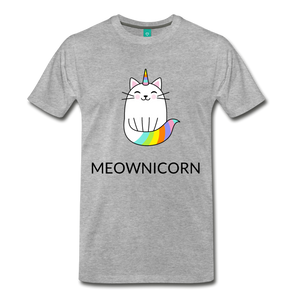Meownicorn Unisex Premium T-Shirt - heather gray