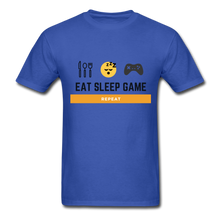 Load image into Gallery viewer, EAT SLEEP GAMER T-Shirt - royal blue
