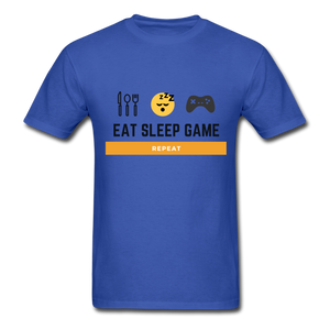 EAT SLEEP GAMER T-Shirt - royal blue