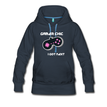 Load image into Gallery viewer, GAMER Chic Women’s Premium Hoodie - navy