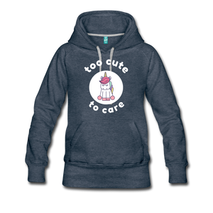Women’s Premium Hoodie - heather denim
