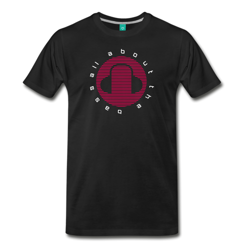 All About the Bass EDM Men's Premium T-Shirt - black