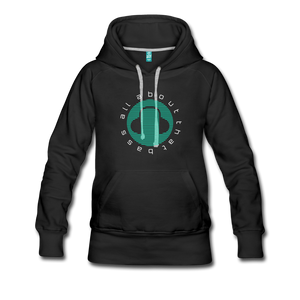 All about Bass EDM Women’s Premium Hoodie - black