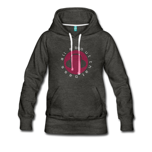 All about bass EDM Women’s Premium Hoodie - charcoal gray