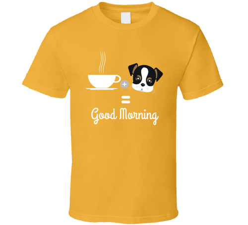 Coffee And Pup Tee T Shirt