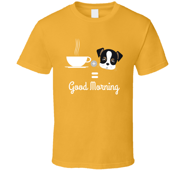 Coffee And Pup Tee T Shirt
