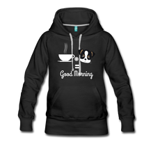 Load image into Gallery viewer, Coffee and Pup&#39;s Women’s Premium Hoodie - black