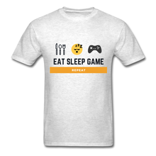 Load image into Gallery viewer, EAT SLEEP GAMER T-Shirt - light heather grey