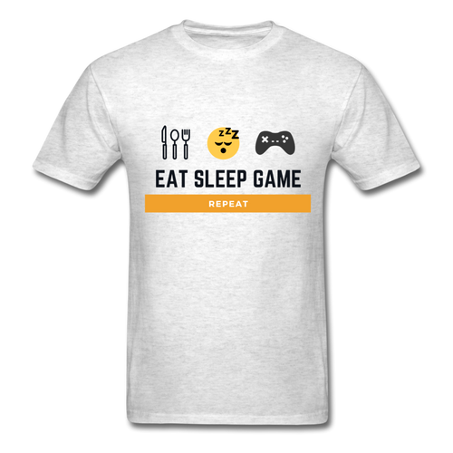 EAT SLEEP GAMER T-Shirt - light heather grey