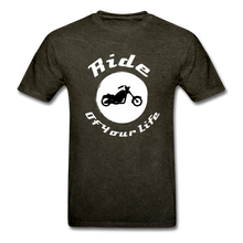 Load image into Gallery viewer, Ride of Your Life BIKER T-Shirt - mineral black