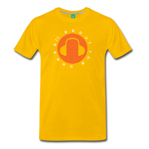 All About the Bass EDM Men's Premium T-Shirt - sun yellow