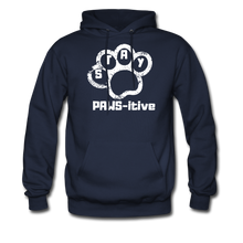 Load image into Gallery viewer, Stay PAWS-itive Unisex Hoodie - navy