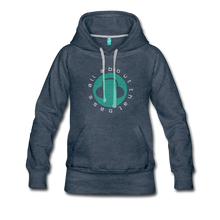 Load image into Gallery viewer, All about Bass EDM Women’s Premium Hoodie - heather denim