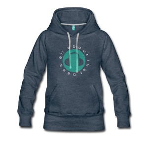 All about Bass EDM Women’s Premium Hoodie - heather denim