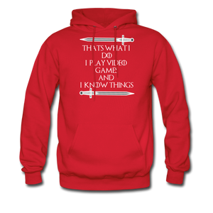 That's What I Do Gamer Men's Hoodie - red