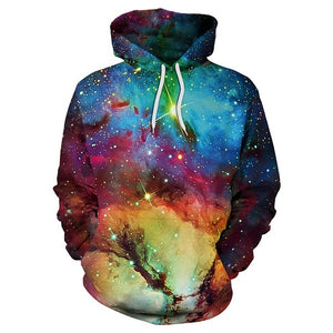Octopus Space Hoodies Sweatshirts Galaxy 3D Printed Hoodie