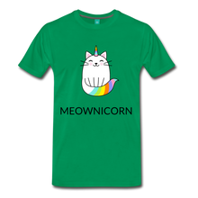 Load image into Gallery viewer, Meownicorn Unisex Premium T-Shirt - kelly green
