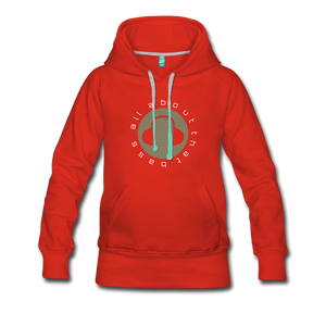 All about Bass EDM Women’s Premium Hoodie - red