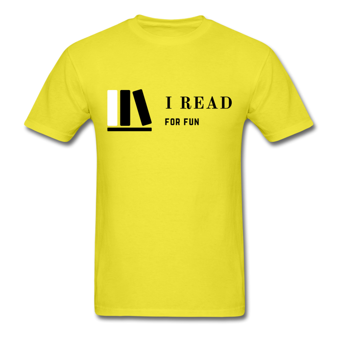 INSPIRATIONAL Read for FUN Tee - yellow