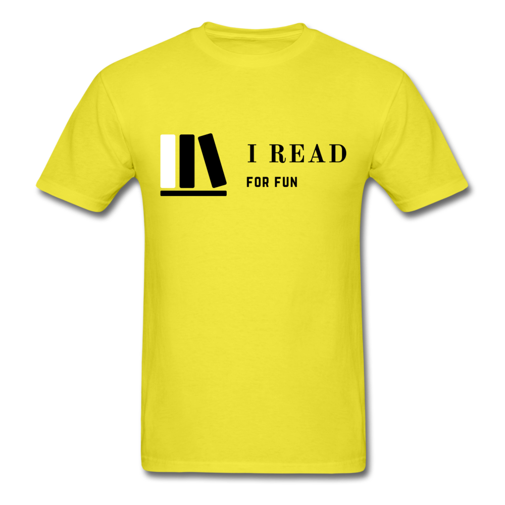 INSPIRATIONAL Read for FUN Tee - yellow