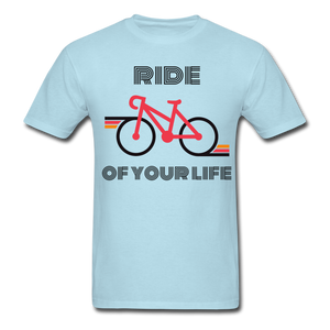 Ride of Your Life Bike Tee - powder blue