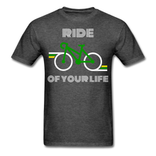 Load image into Gallery viewer, Ride of Your Life BIKE Tee - heather black