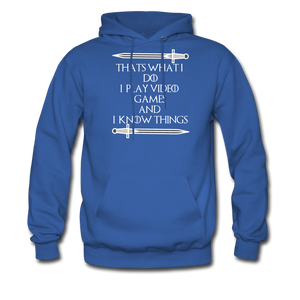 That's What I Do Gamer Men's Hoodie - royal blue