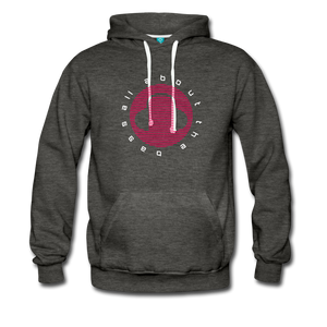 All About the Bass EDM Men’s Premium Hoodie - charcoal gray