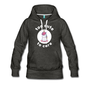 Women’s Premium Hoodie - charcoal gray